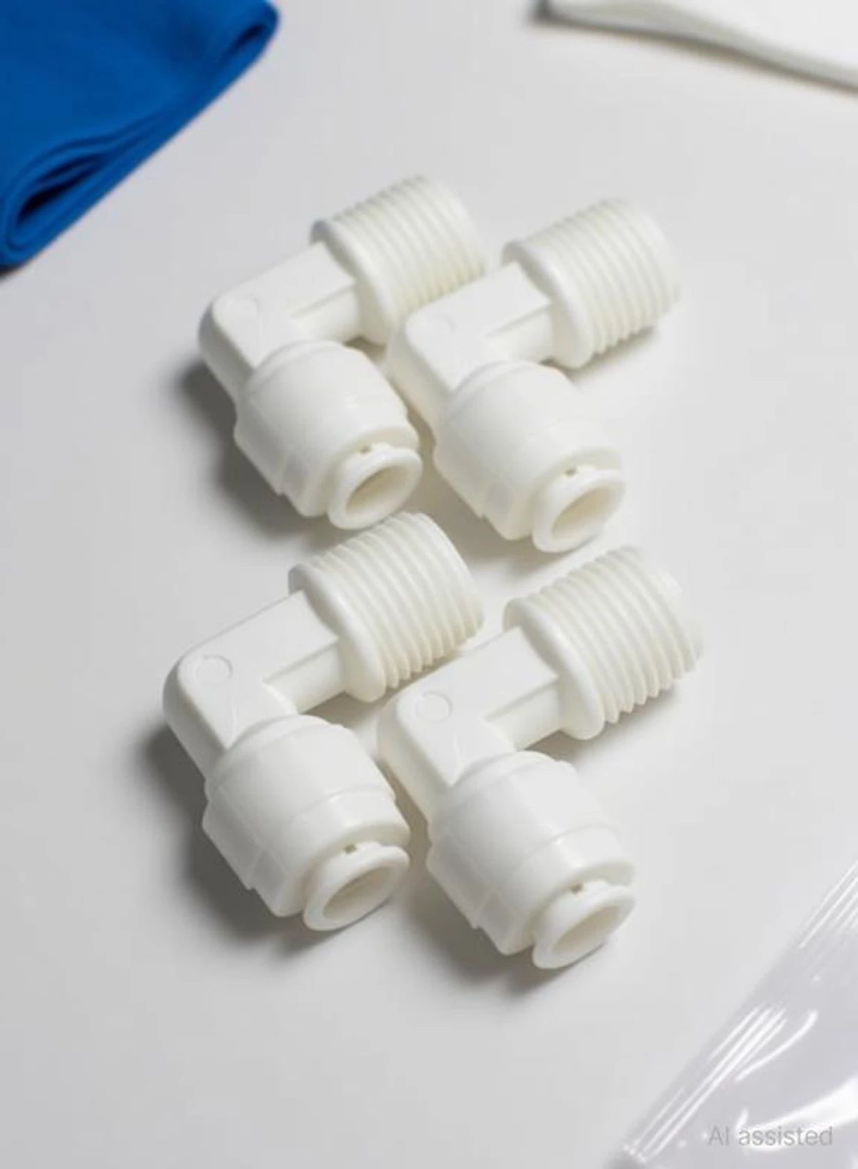Pre Filter Housing Elbow Connector 1/4 In Qc X 1/4 In Thread For Ro Water Filter Hose Connector-image-7