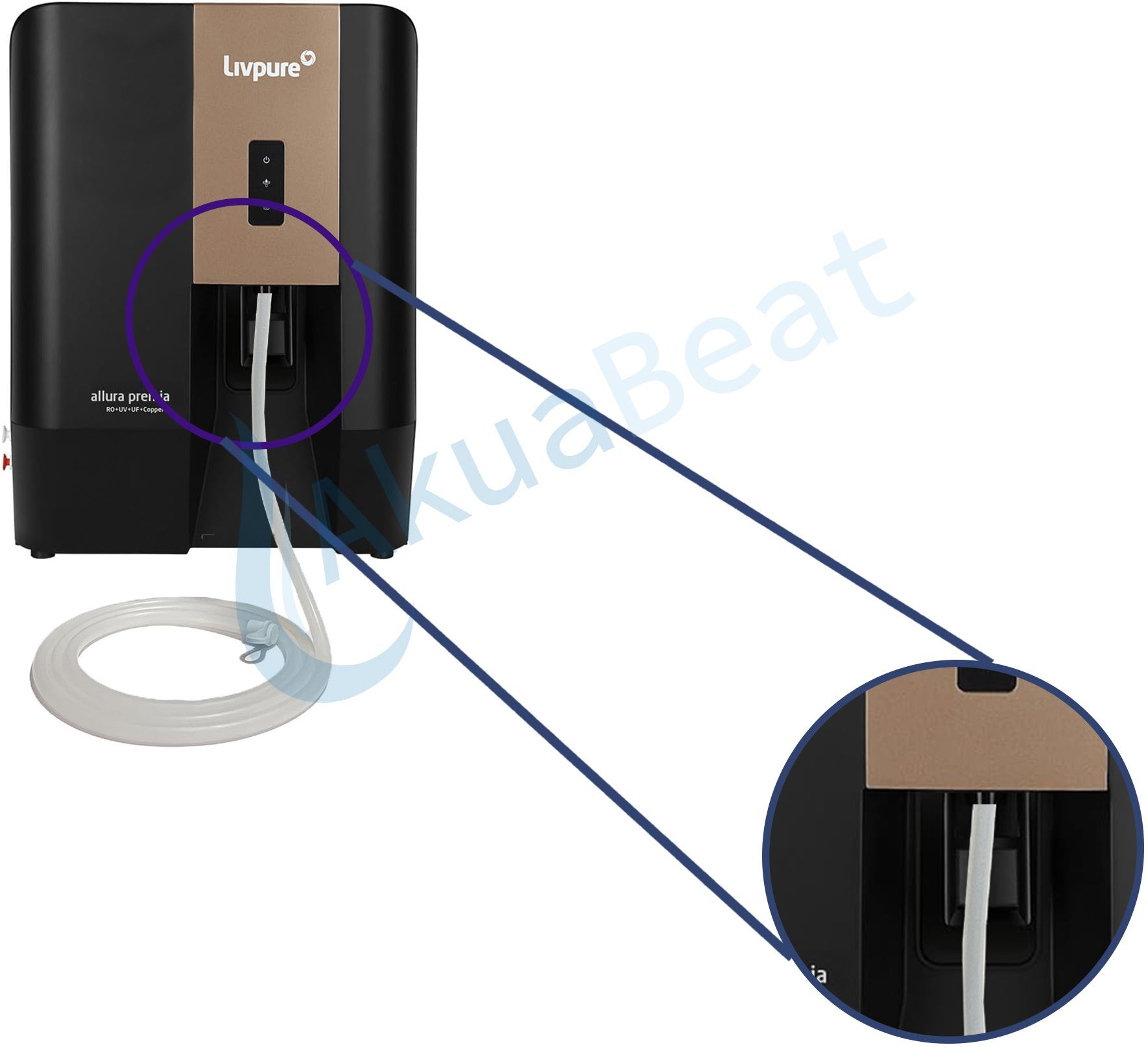 Water Purifier Extension Silicone Tube Compatible with Livvpure Allura Premia RO+UF+UV+Copper – Silicone Pipe, Semi Transparent, 10mm ID, 12mm OD Hose Pipe-image-34