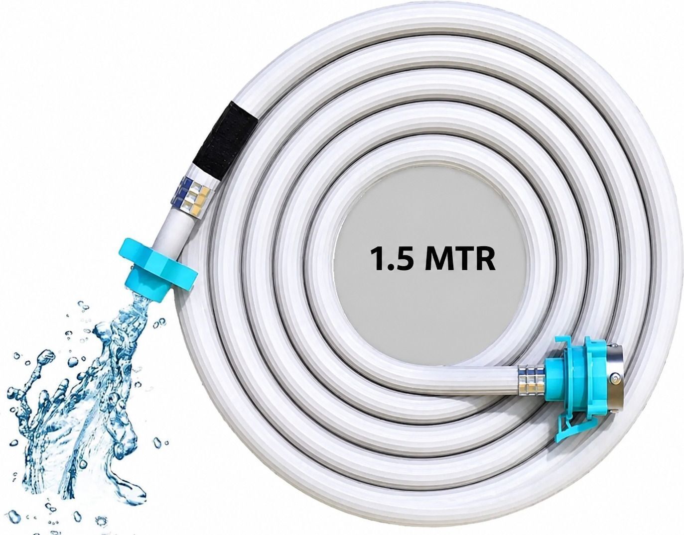 bkspareparts Heavy Duty Washing Machine Water Hose Pipe with Flexible PVC Design Designed for Front and Top Load Automatic Washing Machines Hose Pipe-picture-42