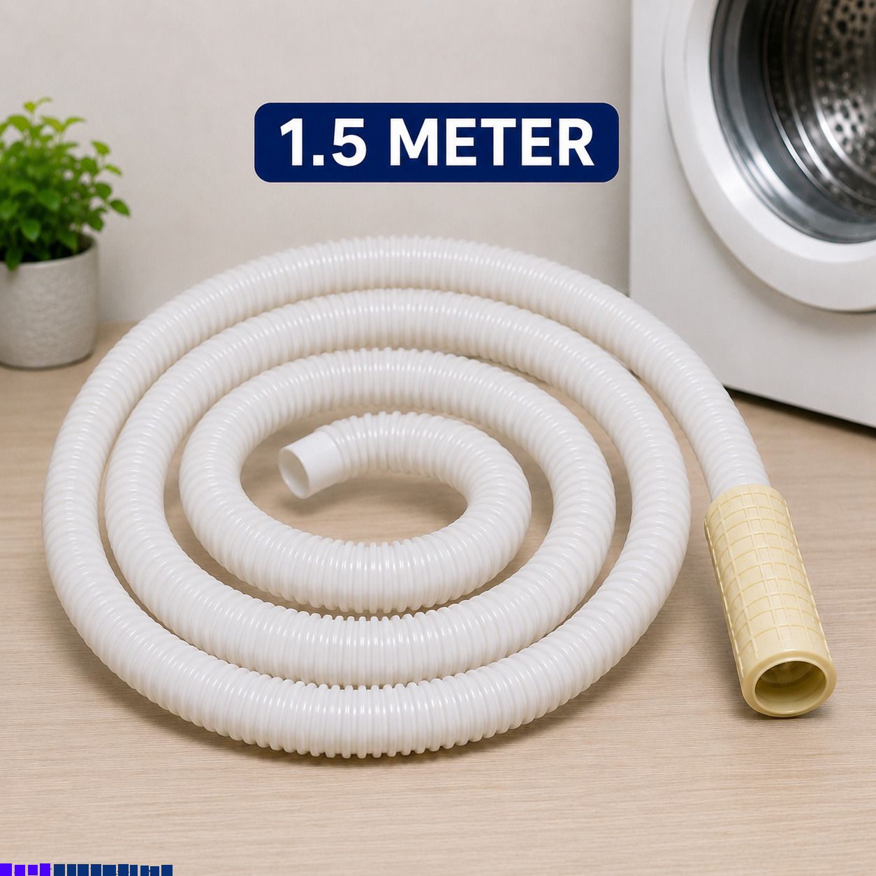 Semi auto Washing Machine 1.5-Meter Inlet Pipe AC Drain Hose Flexible Pipe A82 Semi auto Washing Machine 1.5-Meter Inlet Pipe AC Drain Hose Flexible Pipe B82 Hose Pipe-image-12