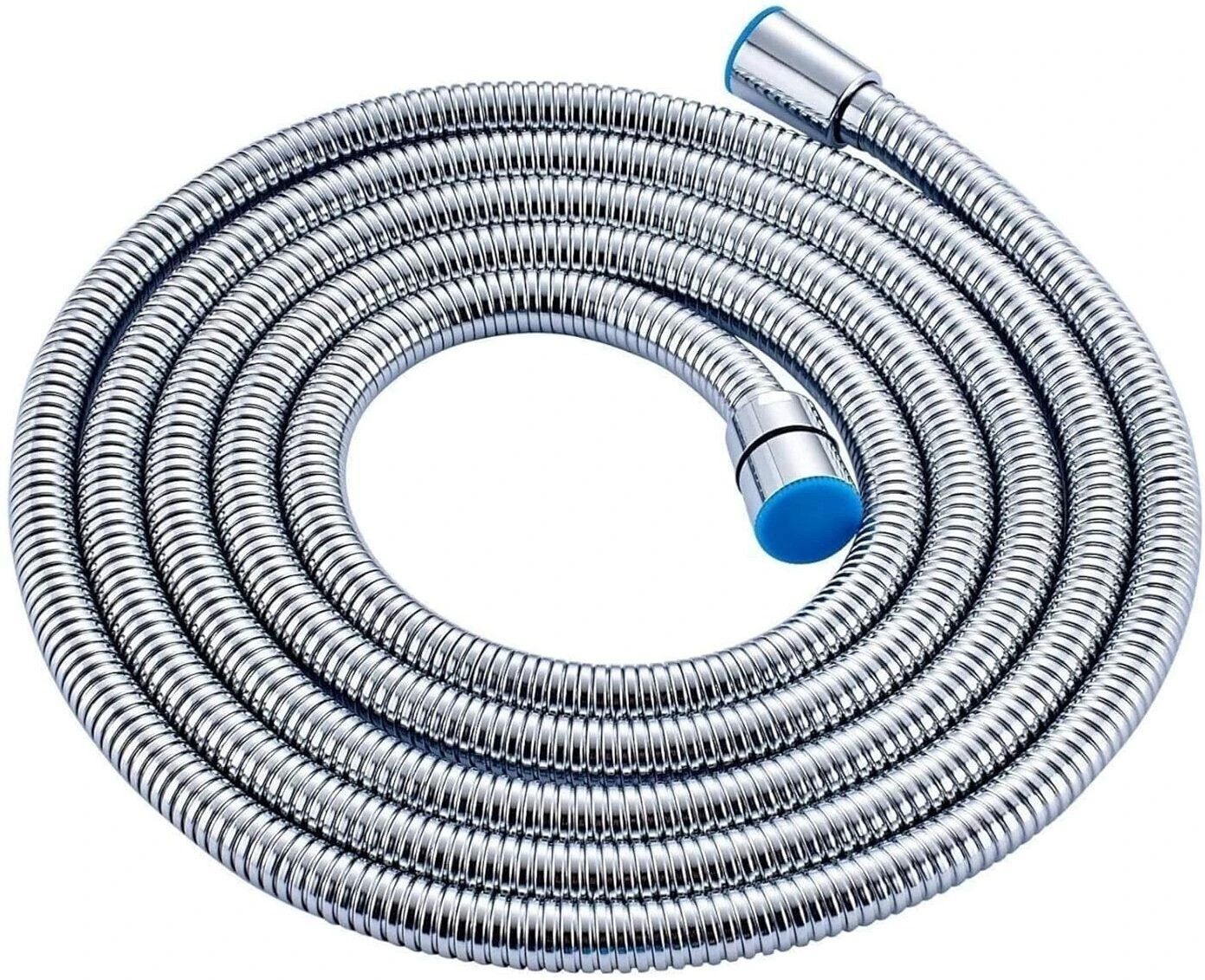 Flexible Pipe for Hand Shower - Shower Pipe for Bathroom - Geyser Pipe Set Health Faucet Replacement Tube Hose Pipe Chrome Finish Flexible Shower Hose Pipe Hose Pipe-image-9