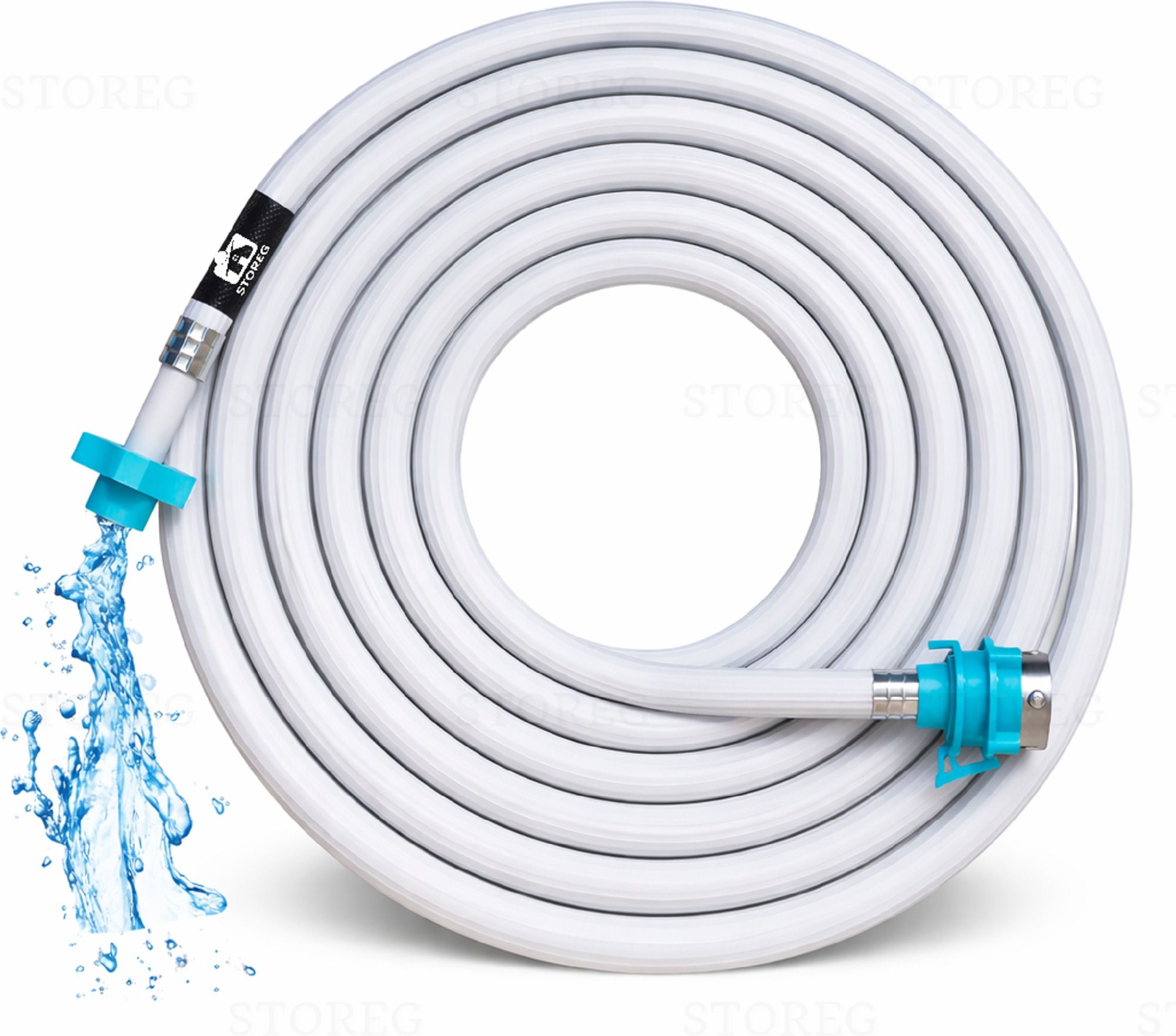 Flexible PVC Washing Machine Inlet Hose Water Pipe with Tap Adaptor for Top & Front Load Fully Automatic Hose Pipe-image-26
