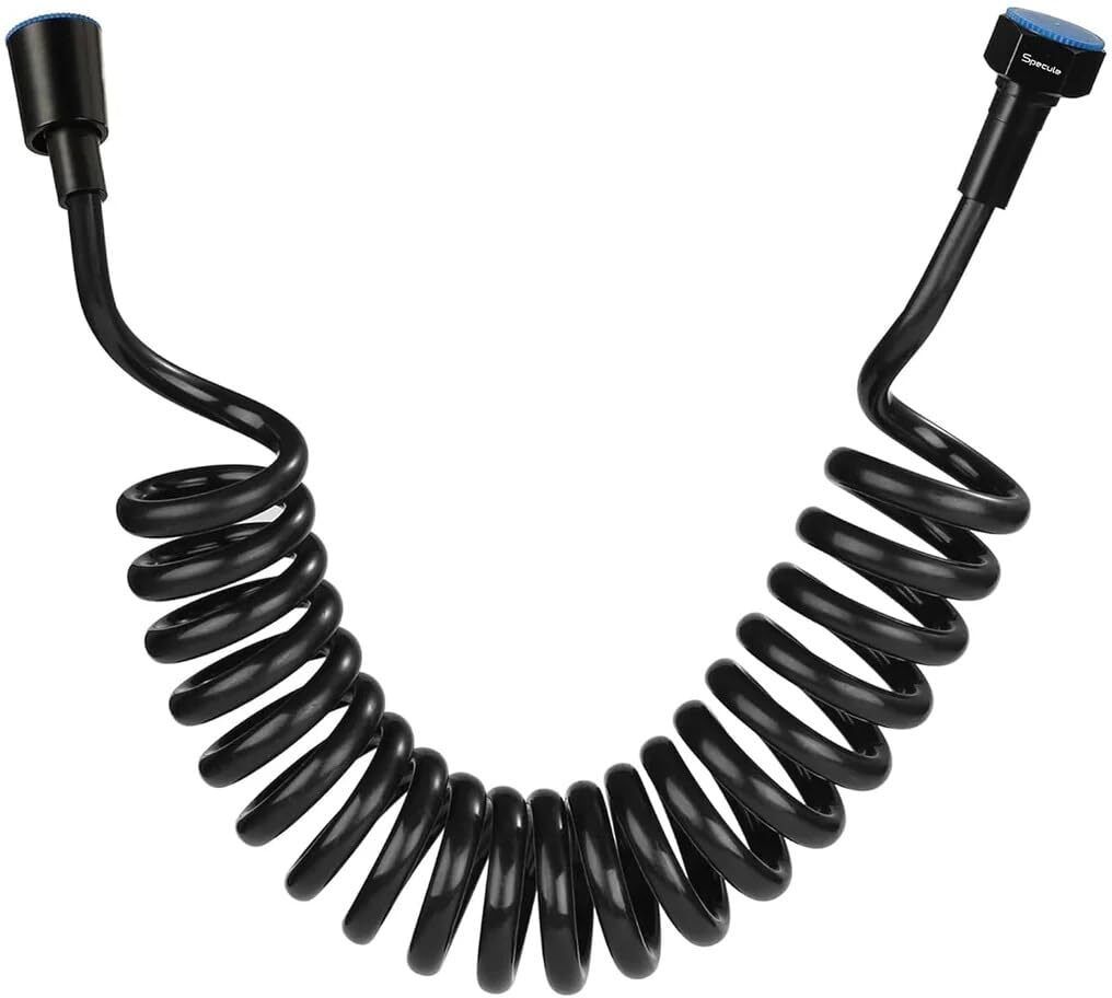 Flexible Shower Hose Pipe Bathroom Tube with Universal Connector Leakproof Heavy Duty Hand Shower Hose Pipe Flexible Stainless Steel Bathroom Shower Tube Hose Pipe-image-2
