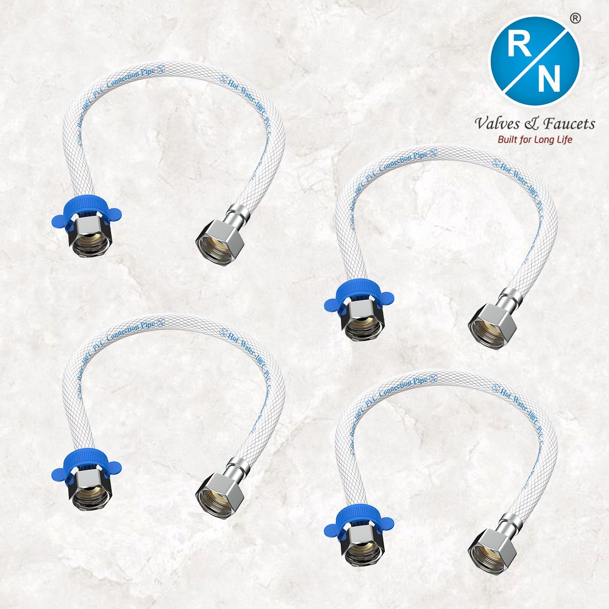 PVC Connection Pipe 16mm OD with Spanner (30") | Leak-Proof | Pack of 4 Hose Pipe-image-6