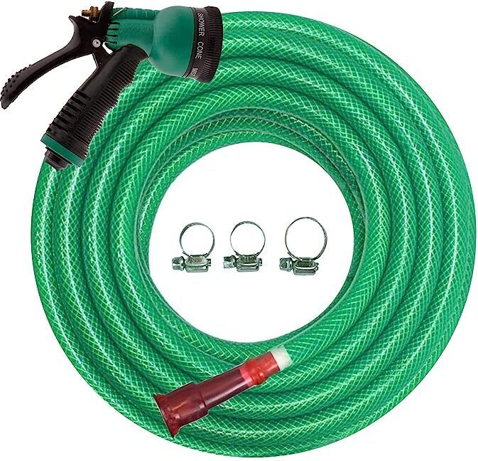 AY-15 Hose Pipe with spray gun, tap connectors and clamps AH-15 MTR Hose Pipe-image-37