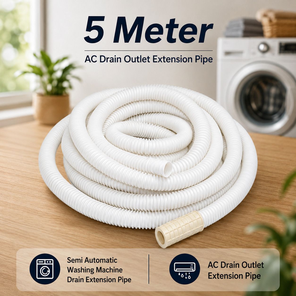 heavy joint 5 Meter Washing Machine semi inlet pipe For Semi Automatic washing machine Inlet 5 Meter Washing Machine semi inlet pipe For Semi Automatic washing machine Inlet Hose Pipe-picture-35