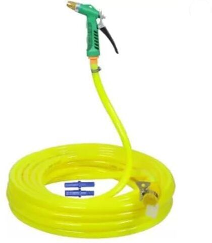 AY-20 MTR braided Hose Pipe with spray gun, tap connectors and clamps AH-20MTR-SLIM GUN Hose Pipe-image-31