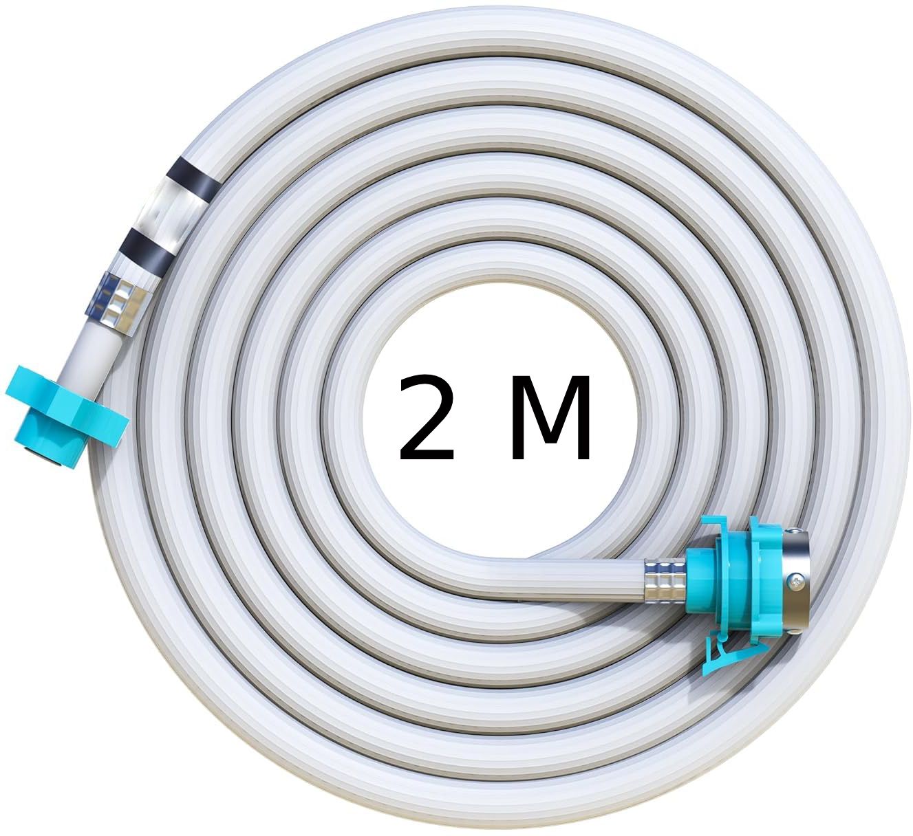 2 Meter White Fully Automatic Inlet Hose Pipe Hose Pipe-image-41