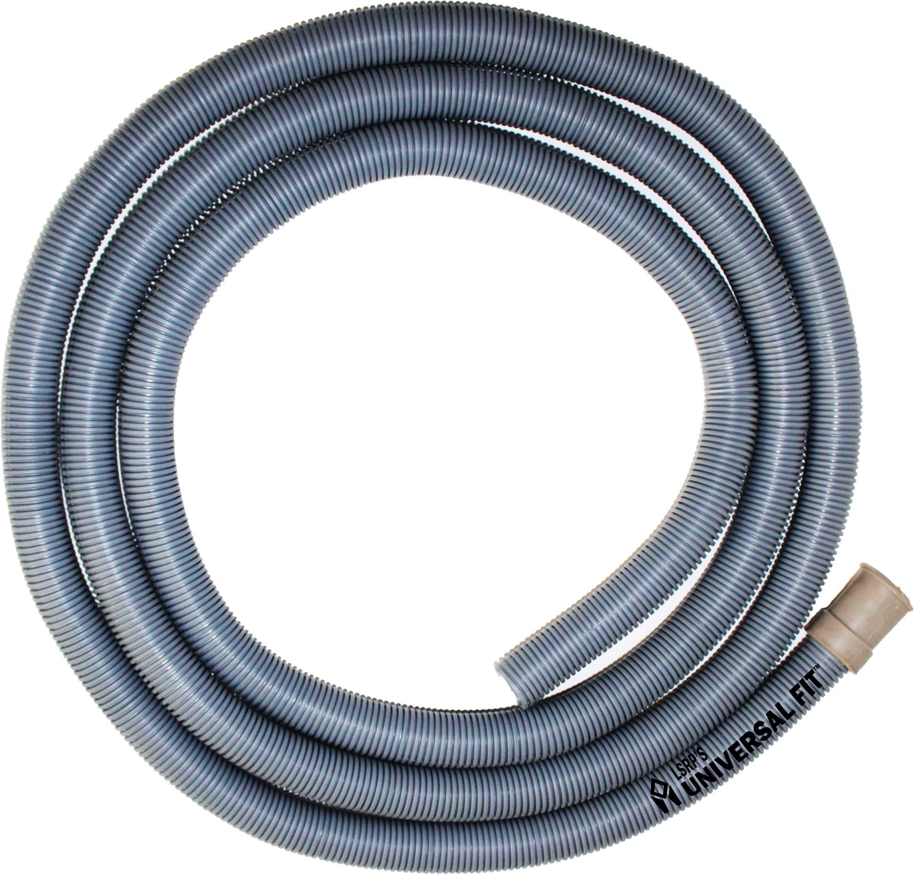 3 Meter Ultra Flexible PVC Front Load Washing Machine Drain Pipe & Extension / Washing Machine Pipe 3 Meter / Front Load Washing Machine Outlet Pipe - Drain Hose Pipe Tube / Suitable For All Brands Front Loading Machines LG, Samsung, Bosch, Haier, Whirlpool, Panasonic, Onida, Godrej, Lloyd, Voltas Beko, Ifb Front Load Washing Machine Outlet Pipe Extension – Grey Color – Pack of 1 Hose Pipe-image-31