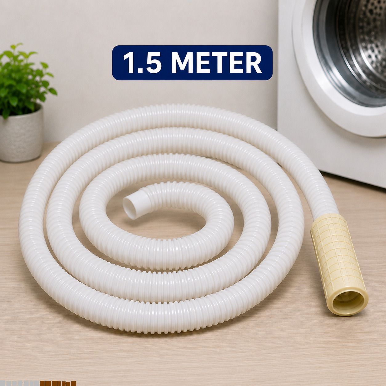 Semi auto Washing Machine 1.5-Meter Inlet Pipe AC Drain Hose Flexible Pipe A76 Semi auto Washing Machine 1.5-Meter Inlet Pipe AC Drain Hose Flexible Pipe B76 Hose Pipe-image-46