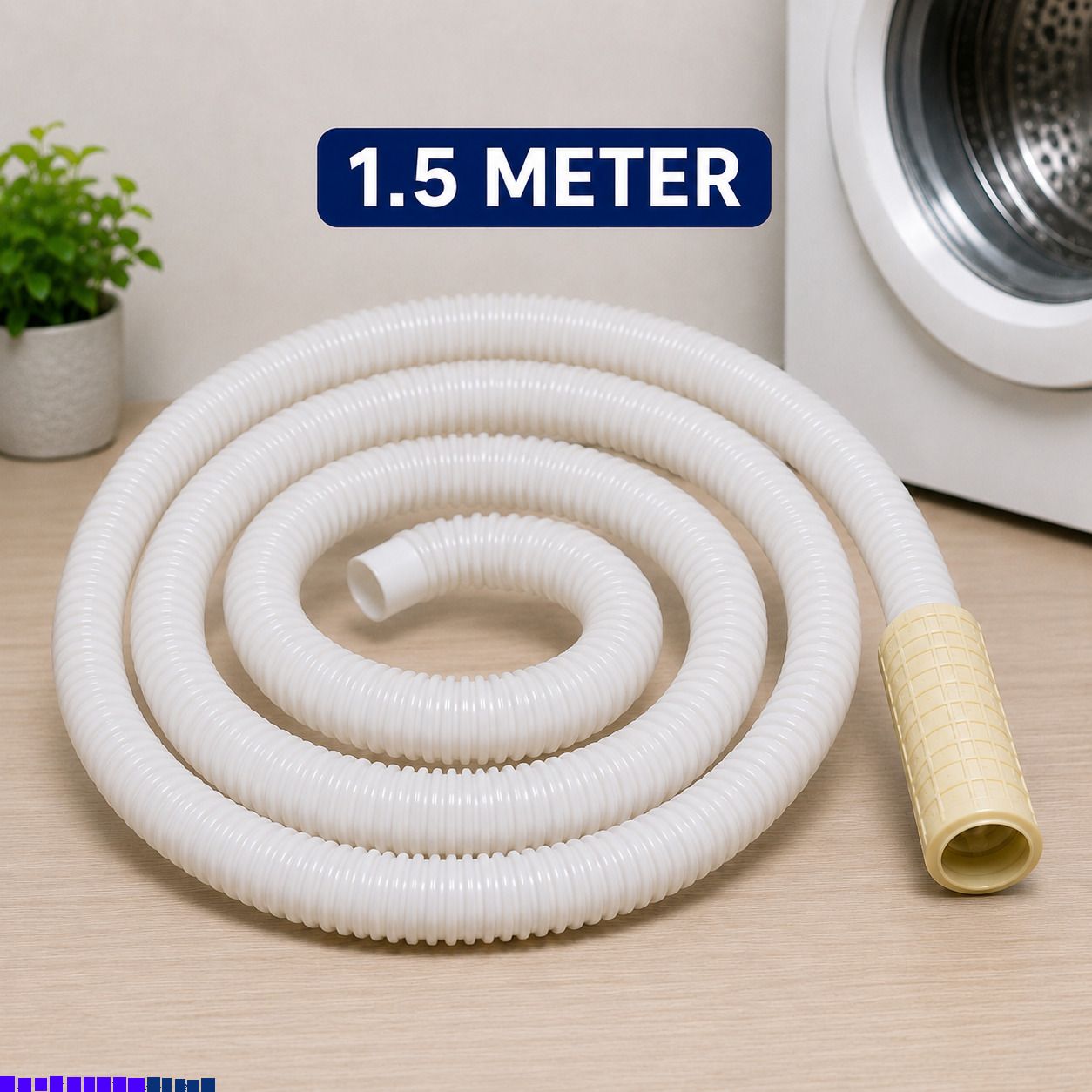 Semi auto Washing Machine 1.5-Meter Inlet Pipe AC Drain Hose Flexible Pipe A133 Semi auto Washing Machine 1.5-Meter Inlet Pipe AC Drain Hose Flexible Pipe B133 Hose Pipe-image-13
