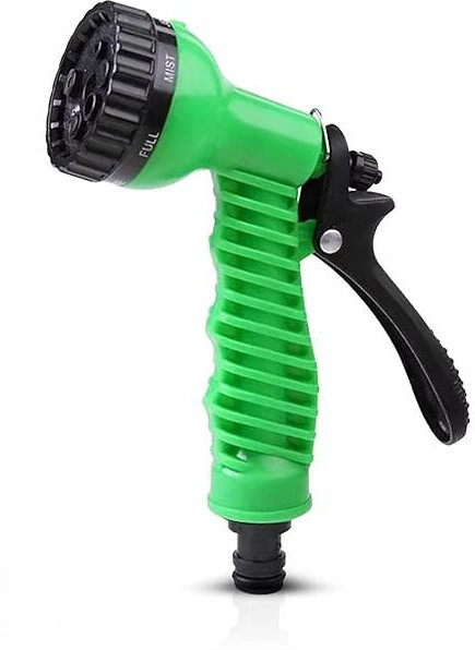 spazio Premium Quality Magic Hose Green Multi Spray Gun 40 FT/12 Meter (Pack of 1) (Only Spray Gun In This Package) Hose Pipe image 1