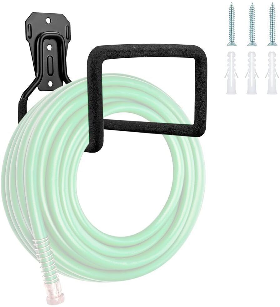 amardevidas fab Pipe Holder Hose Hook for Organizing Cables and Hoses Securely With Screws Garden Hose Stand-image-0