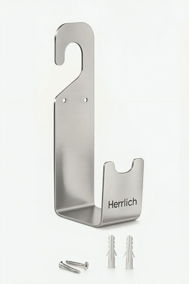Herrlich Homes Heavy Duty 304 Stainless Steel Hose Holder | Durable & Portable | Pack of 1 | Garden Hose Stand