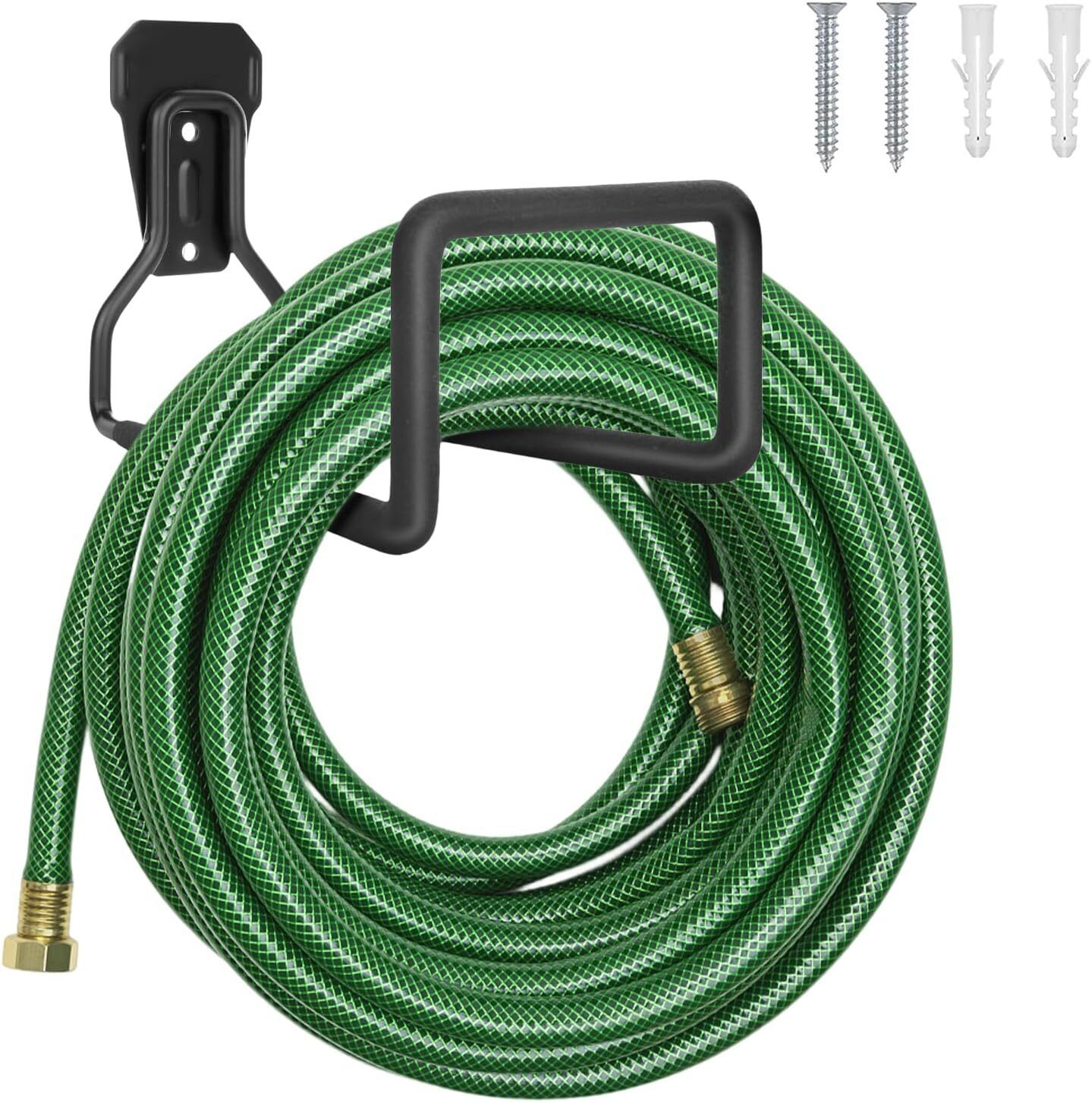 kepzell Hose Hanger, Heavy Duty Metal , Wall Mount, Hook for Garden Hose holder Garden Hose Stand-picture-21