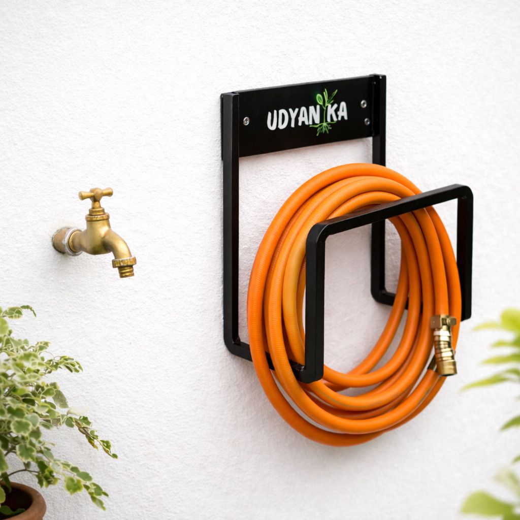 Udyanika Hose Pipe Holder Wall Mount | Heavy Duty Water Pipe Stand | Rust Proof Garden Hose Stand-image-28