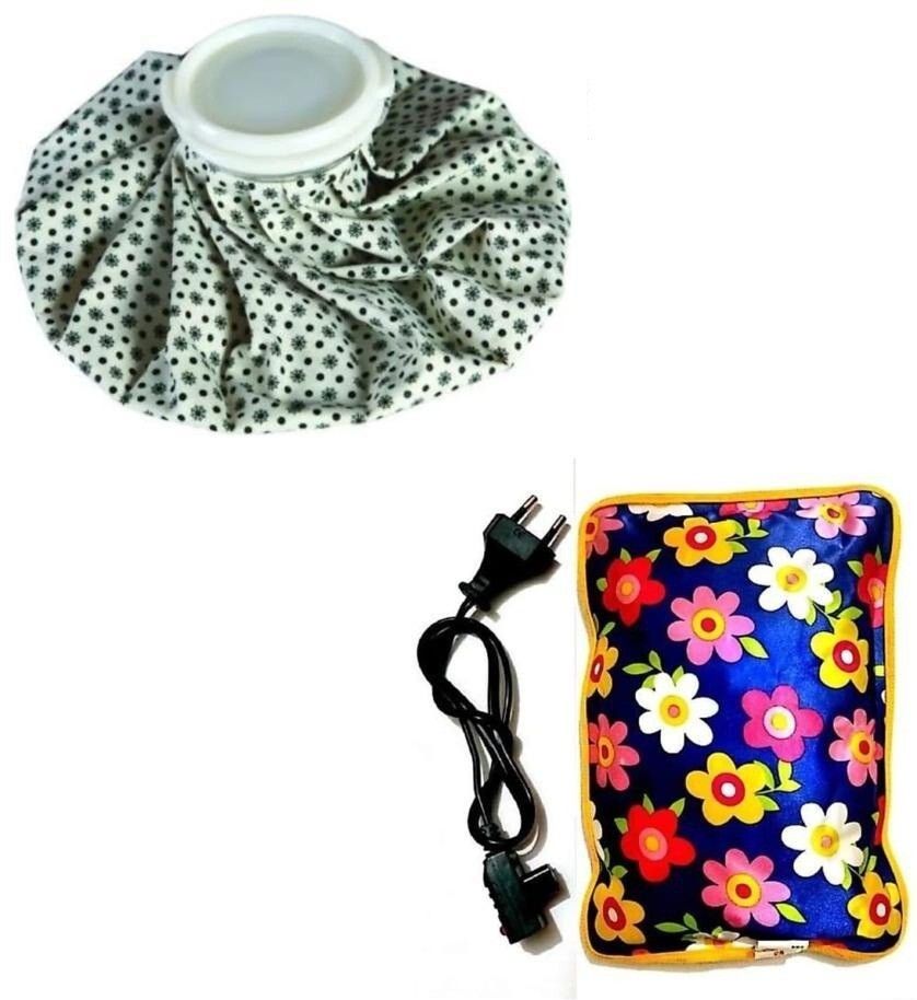 Cool ice Chilling Therapy and HOT WATER BAG COMBO (multicolored) Hot water bag for pain relief Pack-image-6