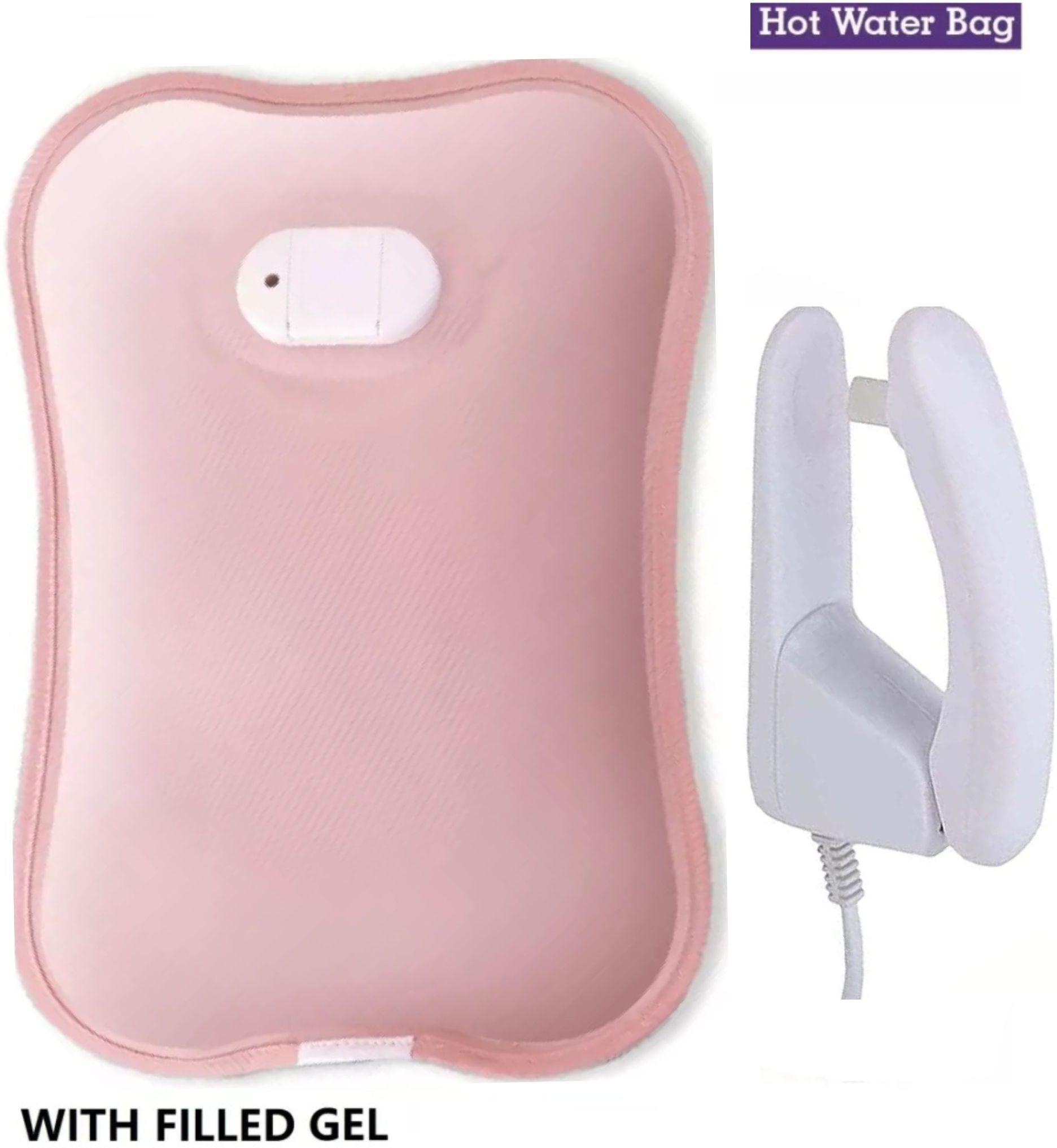 Premium heating bag | heating bag | 6 Layer Electrical Hot Water Bag(Pink) hot water bag for period cramp and muscles joint pain 900 ml Hot Water Bag-image-46