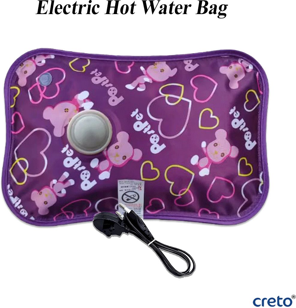 creto Hot Pad 100% Leak Proof Rechargeable, Electric 1 L Hot Water Bag-picture-27