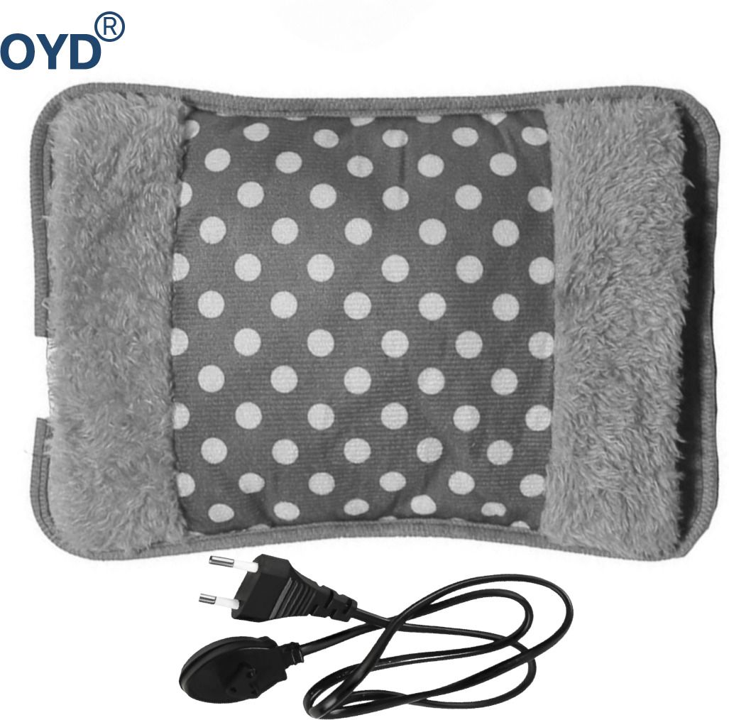 Electric Heating Water Bag with Soft Velvet Cover for Body and Period Pain Electric 1 L Hot Water Bag-image-30