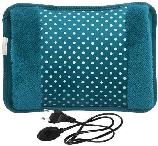 Soft Velvet Electric Hot Water Bag with Pocket Warmer for Cold Days Electric 1 L Hot Water Bag-image-6