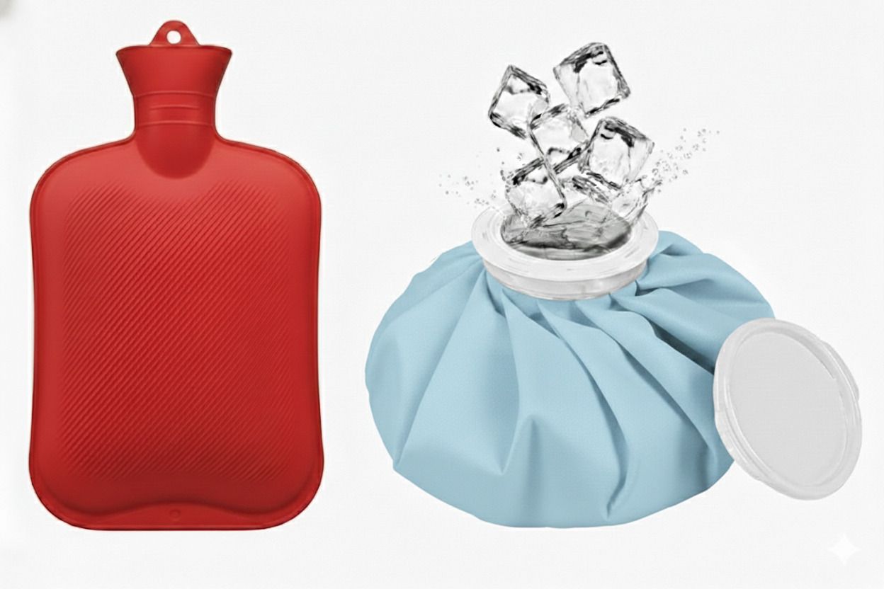 Rubber Hot Water Bag & Ice Pack Heating Pad & Cold Therapy Bag for Pain Relief Non-Electric 2000 ml Hot Water Bag-image-44