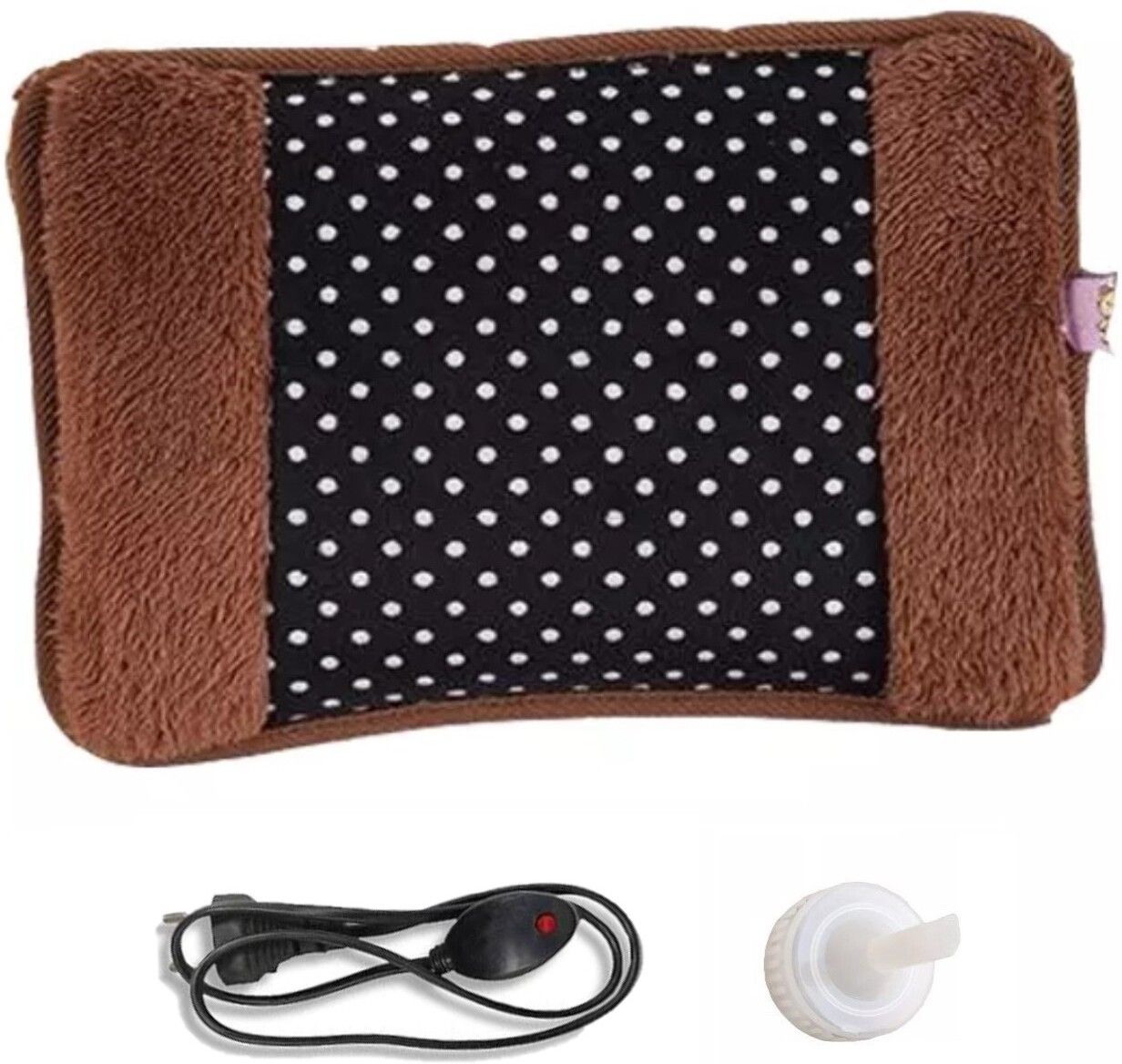 Electric Hot Water Bag with Heating Pad Joints, Periods Pain Relief Warm Bag Electrical 1 L Hot Water Bag