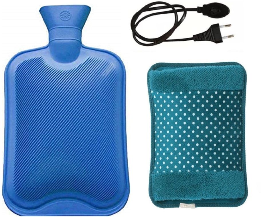 Velvet Hand Pocket Heating Bag with Rubber Hot water bag for Joint & Muscle Pain Electrical 1 L Hot Water Bag-image-12