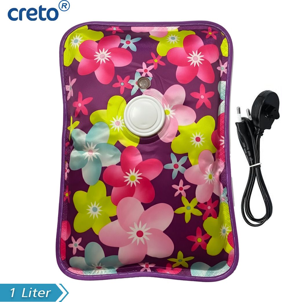 Electric Hot Water Bag Imported Pocket Warmer for Winter Essentials Electric 1 L Hot Water Bag-image-47