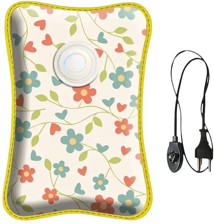 Super Quality (Body Pain & Period Cramps) Warm Electric Electrical 1 L Hot Water Bag-image-11