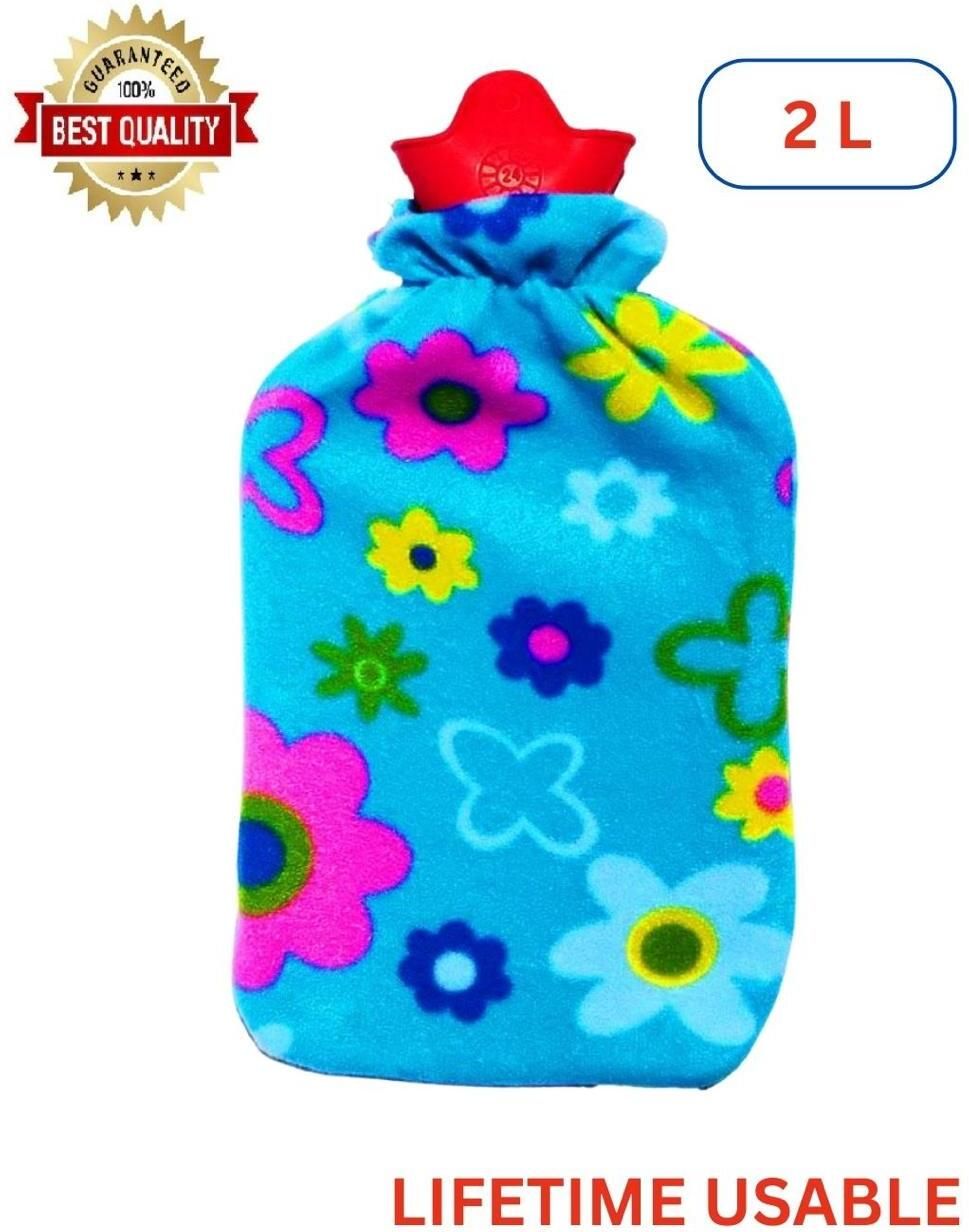 Hot Water Rubber Pad with Cover Comfort Non Electric 2 L Hot Water Bag-image-20