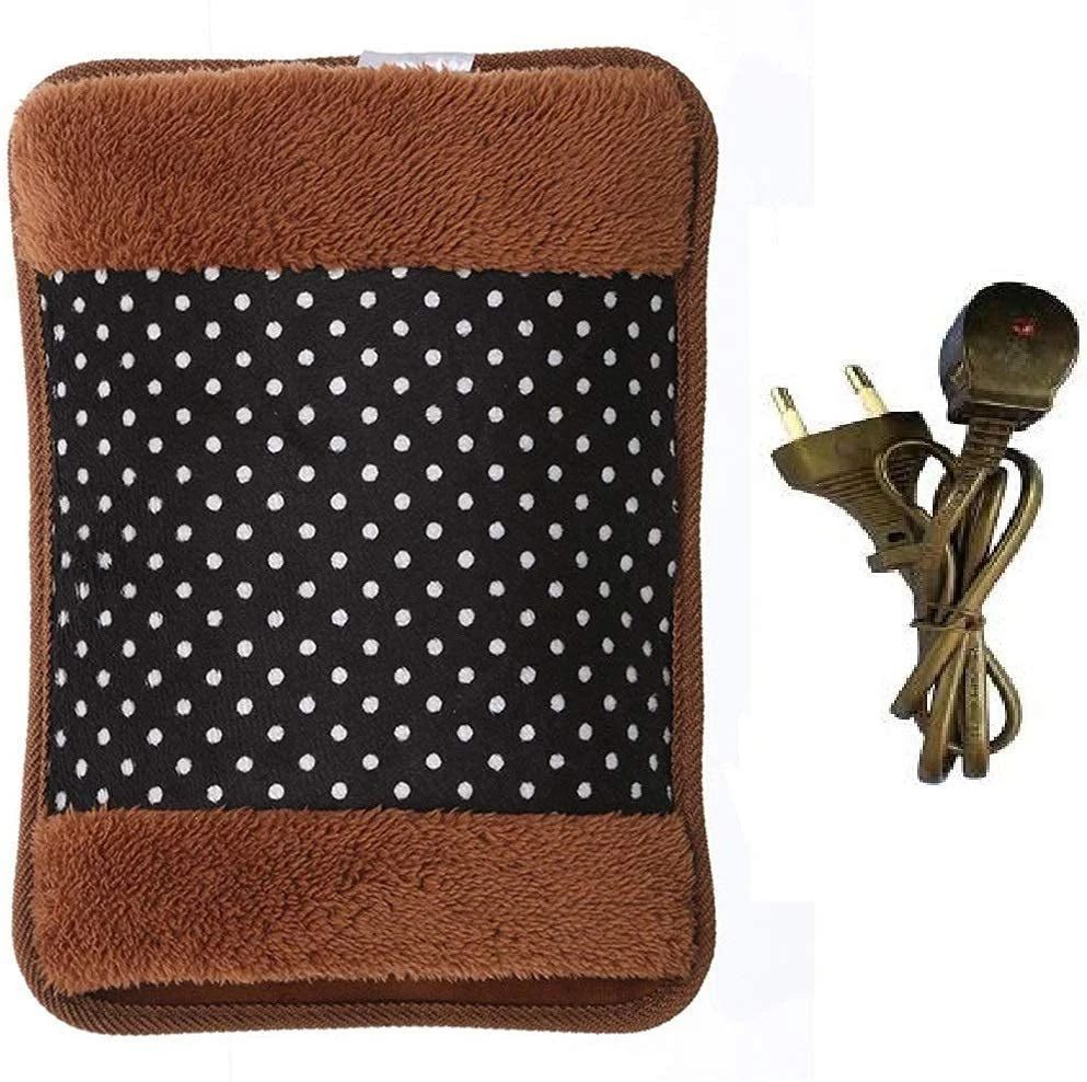 nikhat Hot Water Bag Electric, Heating Pad, Electric Hot Bag (VELVET) Electrical 900 ml Hot Water Bag-picture-14