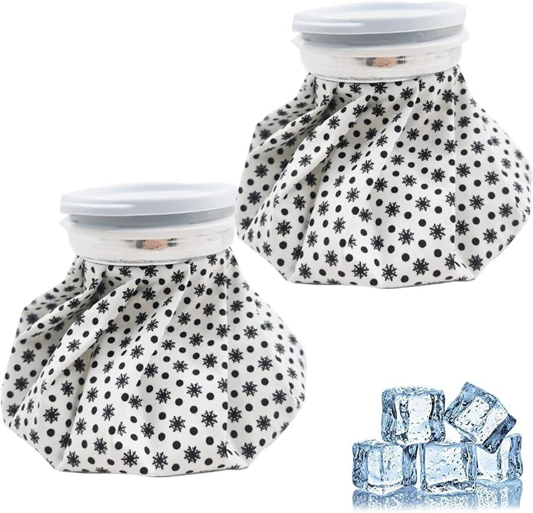 2 Packs Reusable Ice Bag Ice Pack Cold and Hot Use Hot Water Bag Kids Adults Non Electrical 500 ml Hot Water Bag-image-17