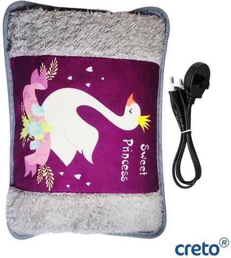 Cartoon Velvet Hot Water Bag with Soft Plush Hand Warmer Pocket electric 1 L Hot Water Bag-image-46