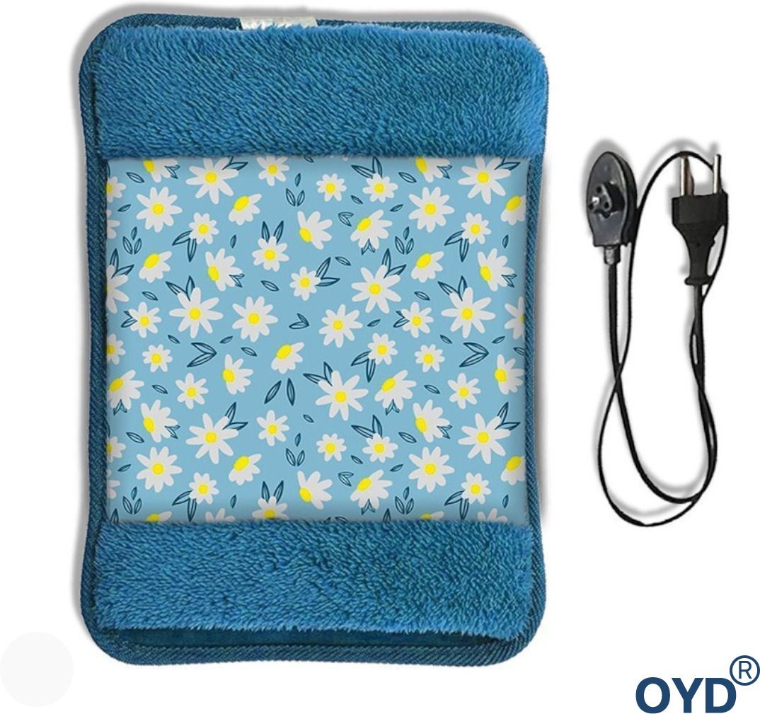 Electric Hot Water Bag with Soft Velvet Comfort for Winter Electric 1 L Hot Water Bag-image-10