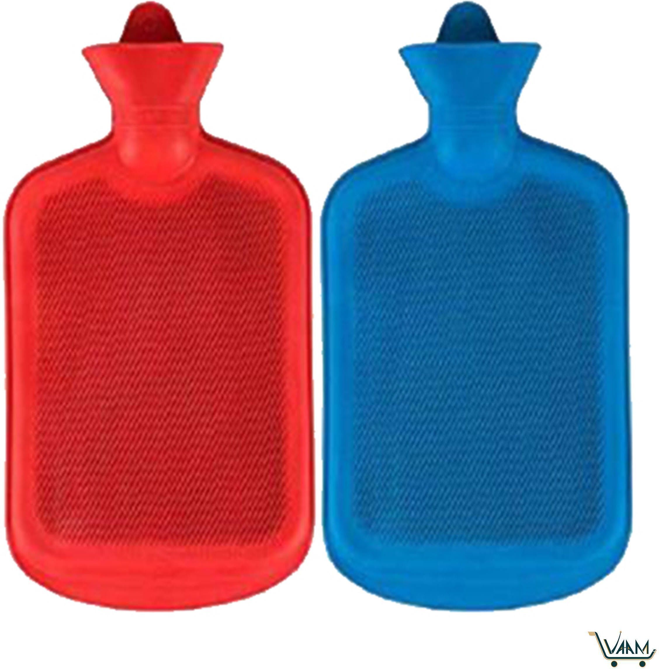 Hot Water Bottle/Bag - Non-Electrical for Pain Relief (2 Litre - Red,Blue) Non-Electric 2 L Hot Water Bag-image-42
