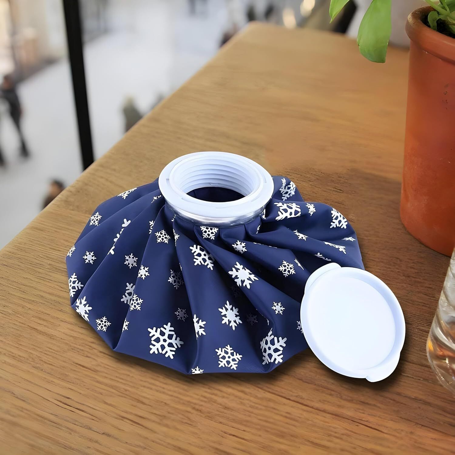9 Inch Ice Bag for Pain Relief Cold Hot Water Bag Ice Pack Bag for Pain Relief Non-Electric 1000 ml Hot Water Bag-image-17