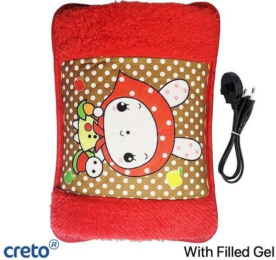 Premium Electric Hot Water Bag Cartoon Velvet Soft Rechargeable Winter Use electric 1 L Hot Water Bag-image-16