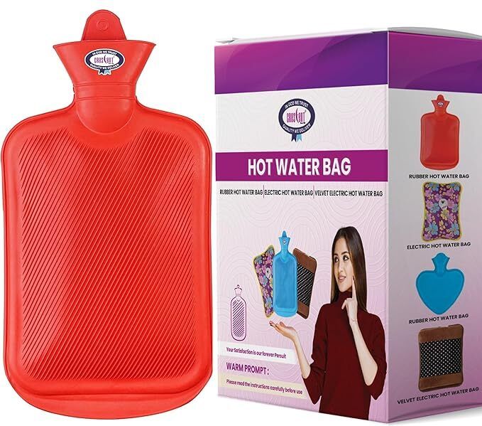 Premium Rubber Hot Water Bag For Pain Relief Backpain Stomachpain Periods Cramps Non-Electric 2000 ml Hot Water Bag-image-41
