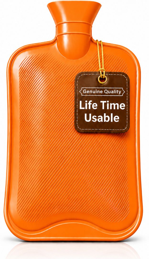 Large 2L Hot Water Bottle with Leakproof Safety Stopper Non Electric 2 L Hot Water Bag-image-22