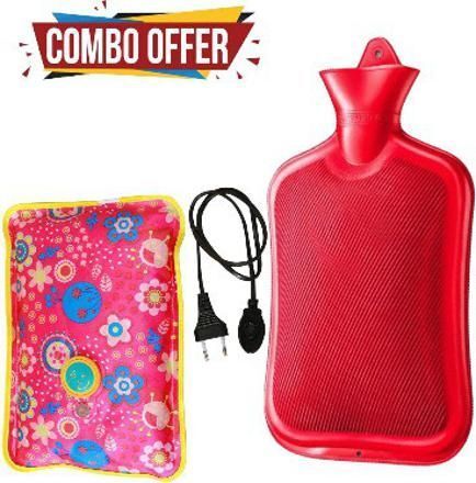 nikhat Hot Water and Electronic Heating Gel Pad Combo Hot water bag & electronic heating gel pad 1000 ML and 1750 ml Hot Water Bag-picture-22