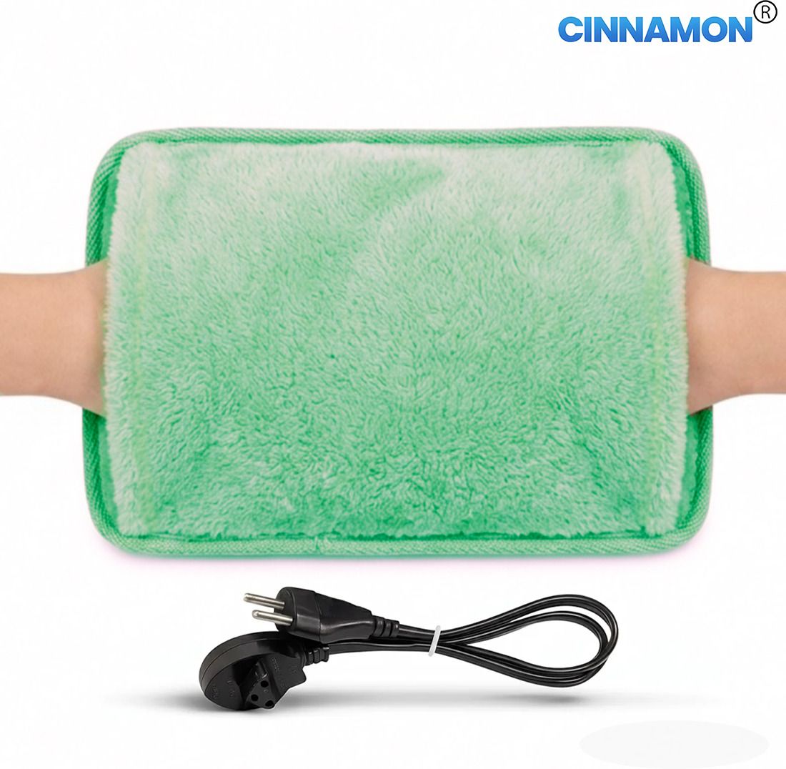 Cosy Electric Hot Water Bag 1L Soft Velvet Fur for Winter Body Warmth Electric 1 L Hot Water Bag-image-11