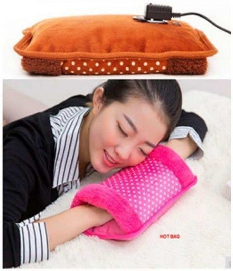 ™Velvet Heating Bag, Hot Water Bag for Pain Relief, Electric Heating Bag 2 Pcs heating pad 1 L Hot Water Bag-image-27