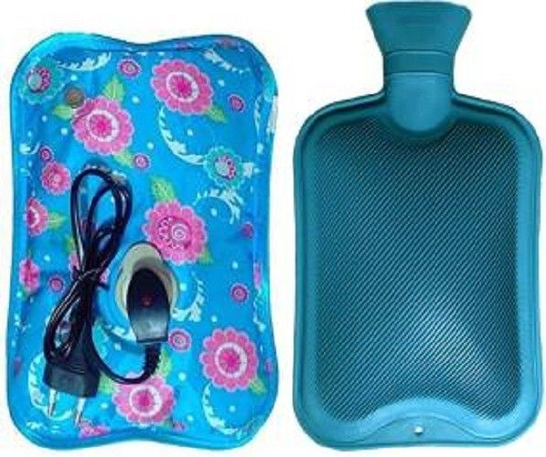Electric Charging Hot Water Pad/Bag/Pillow for Pain Relief with Gel for Massage, Heating Pad-Heat Pouch Hot Water Bottle Bag (PACK OF 2) Multicolours Pain relief bag 1000 ml Hot Water Bag(Multi color) ELECTRIC 2 L Hot Water Bag