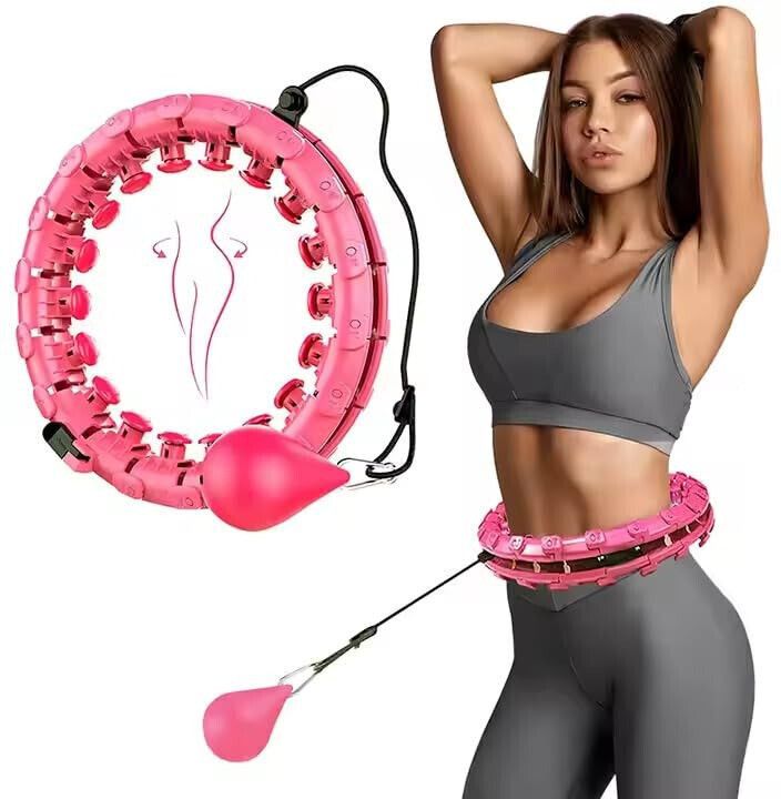 granthi enterprise Smart Hula Hoops Weighted Hula Hoop with 26 Detachable Knots,Fitness Hoops Hula Hoop-picture-12