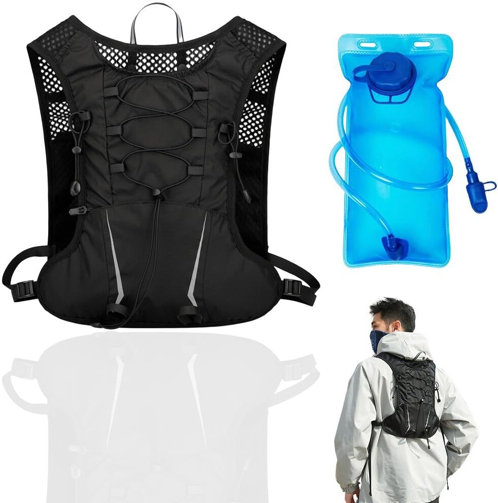5L Hydration Backpack Vest with 3L Bladder Quick Dry Mesh Hydration Pack