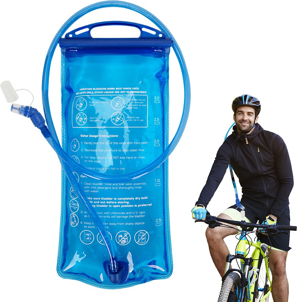 3L Hydration Bladder with Hose Lightweight for Hiking Hydration Pack