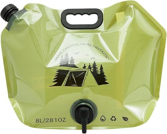 Plastic Folding Water Storage Bag Pouch For Cycling, Picnic, Outdoor Camping Hydration Pack