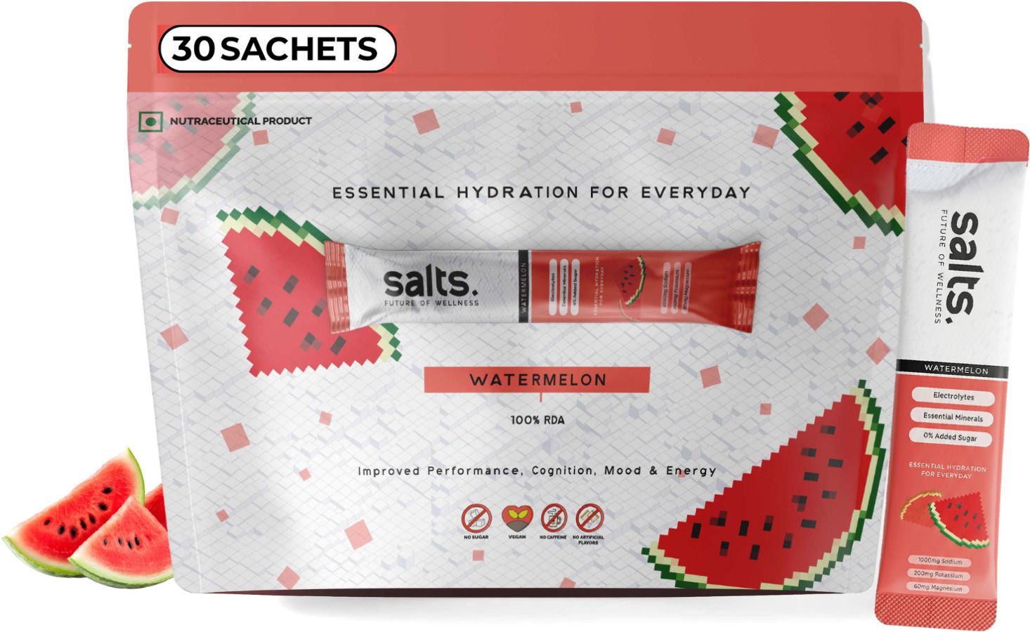 salts future of wellness Salts Electrolyte Watermelon 30 Sachets Hydration Pack-picture-29