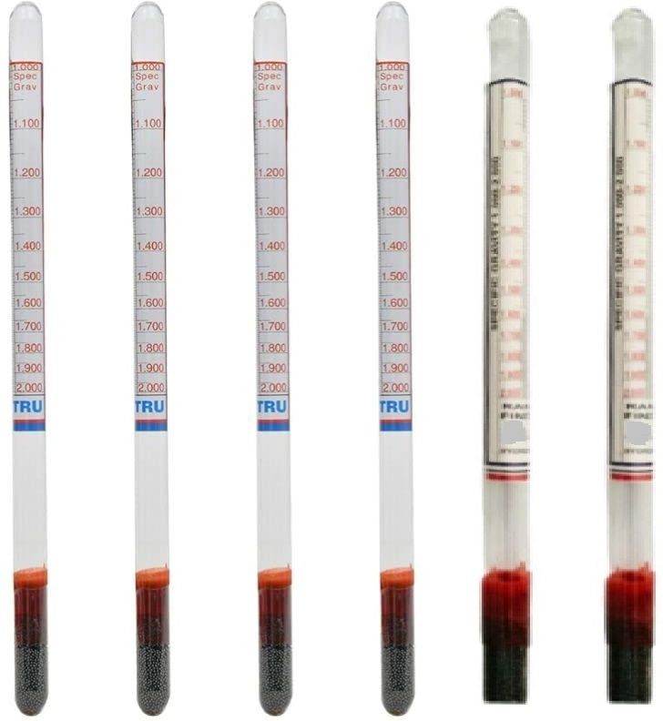 sbt Hydrometer Measuring Specific Gravity Heavy Liquid Density 1000-2000 Pack 6 Hydrometer-picture-14